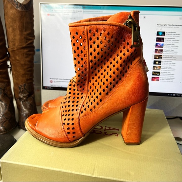 A.S. 98 Women's Bertrand Genuine Leather Carota Sandal boots Size EU 41 US 10 - Picture 7 of 15